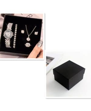 <h1 class="product_title entry-title">Full Diamond Luxury Bracelet Watch Suit Women's Quartz</h1> - Image 5