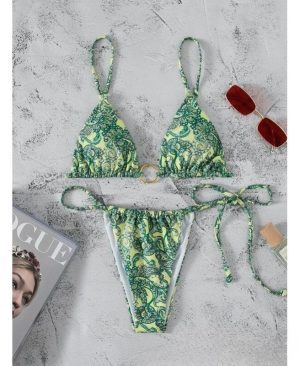 <h1 class="product_title entry-title">New Arrival Sexy Multi-color Printed Bikini Two-piece Swimsuit</h1> - Image 5