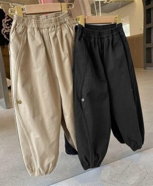 Boys Overalls Korean Style Children's Casual Loose - Image 2