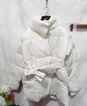 <h1 class="product_title entry-title">Winter Thickened Jacket Fashion Lapel Cotton Coat With Belt Warm Casual Top Outwear Women's Clothing</h1> - Image 7