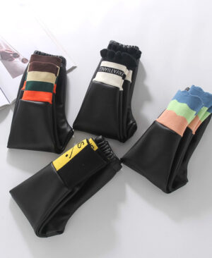 <h1 class="product_title entry-title">Girls' Warm Bottomed Leather Pants</h1> - Image 6