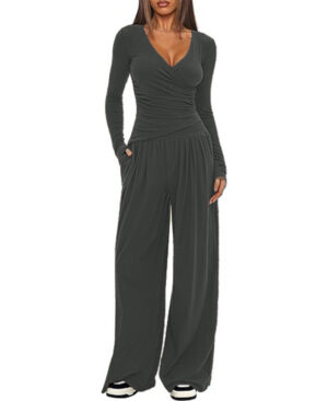 ⁦<h1 class="product_title entry-title">بنطلون واسع فضفاض غير رسمي من أمازون عبر الحدود مريح وعصري</h1>⁩ - الصورة ⁦8⁩