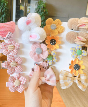 ⁦<h1 class="product_title entry-title">إكسسوارات شعر الأطفال دبابيس شعر بنات على شكل أرنب</h1>⁩ - الصورة ⁦5⁩