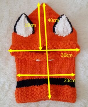 ⁦<h1 class="product_title entry-title">قبعة صوفية للأطفال محبوكة يدويًا مع سماعات أذن دافئة وغطاء للرأس للرجال والنساء</h1>⁩ - الصورة ⁦4⁩