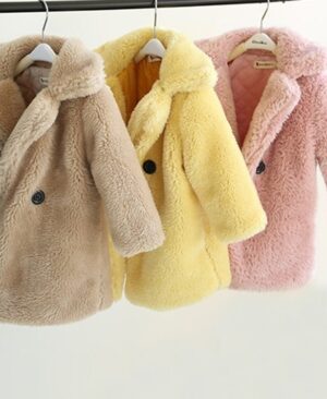 <h1 class="product_title entry-title">Big Kids Fur Coat In Autumn And Winter Coat</h1> - Image 5