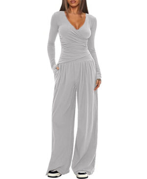 ⁦<h1 class="product_title entry-title">بنطلون واسع فضفاض غير رسمي من أمازون عبر الحدود مريح وعصري</h1>⁩ - الصورة ⁦6⁩