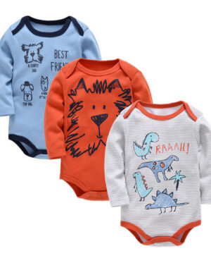 ⁦<h1 class="product_title entry-title">ملابس أطفال حديثي الولادة بأكمام طويلة برسوم كرتونية</h1>⁩ - الصورة ⁦5⁩