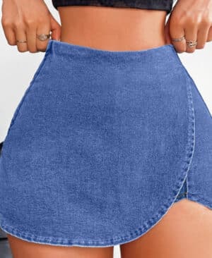 ⁦<h1 class="product_title entry-title">شورتات جينز ضيقة للنساء</h1>⁩ - الصورة ⁦8⁩