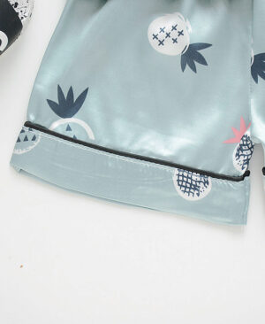 ⁦<h1 class="product_title entry-title">بيجامات صيفية من الحرير الصناعي للأطفال</h1>⁩ - الصورة ⁦4⁩