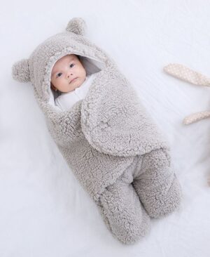<h1 class="product_title entry-title">Baby Sleeping Bag Envelope for Newborn Baby Winter Swaddle Blanket</h1> - Image 5