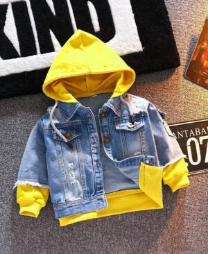 <h1 class="product_title entry-title">Boys Denim Jacket Spring And Autumn New Children'S Jacket Tops</h1> - Image 4