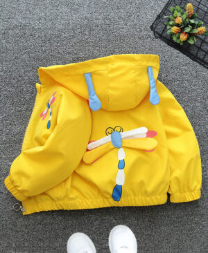 ⁦<h1 class="product_title entry-title">جاكيت بغطاء رأس بسحاب للأطفال</h1>⁩ - الصورة ⁦3⁩