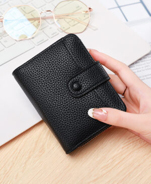 ⁦<h1 class="product_title entry-title">محفظة قصيرة للسيدات بنمط الليتشي</h1>⁩ - الصورة ⁦5⁩