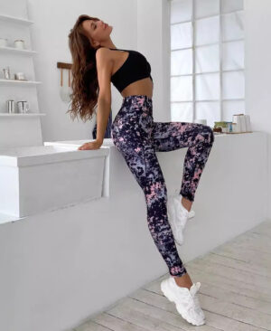Women's New Arrival Printed High-Waisted Soft And Comfortable Leggings For Outerwear - Image 4