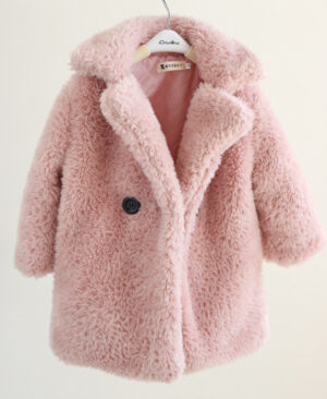 <h1 class="product_title entry-title">Big Kids Fur Coat In Autumn And Winter Coat</h1> - Image 8