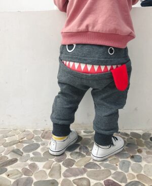 <h1 class="product_title entry-title">boys casual pants autumn loaded Korean children's casual sweatpants baby cartoon loose trousers</h1> - Image 3