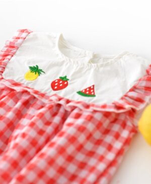 ⁦<h1 class="product_title entry-title">بدلة مثلثية للأطفال بأكمام دانتيل مزخرفة</h1>⁩ - الصورة ⁦10⁩