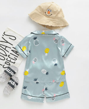 ⁦<h1 class="product_title entry-title">بيجامات صيفية من الحرير الصناعي للأطفال</h1>⁩ - الصورة ⁦5⁩