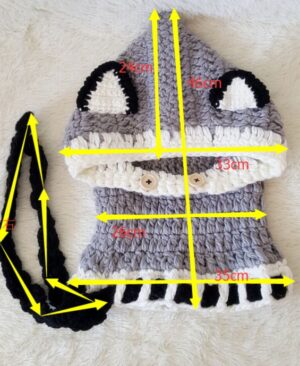 ⁦<h1 class="product_title entry-title">قبعة صوفية للأطفال محبوكة يدويًا مع سماعات أذن دافئة وغطاء للرأس للرجال والنساء</h1>⁩ - الصورة ⁦8⁩