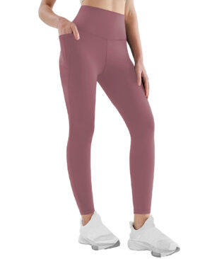 ⁦<h1 class="product_title entry-title">سروال يوغا نسائي ناعم مع تحكم في البطن، مرن وعازل</h1>⁩ - الصورة ⁦6⁩