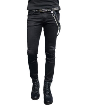 ⁦<h1 class="product_title entry-title">جينز ضيق أسود للرجال</h1>⁩ - الصورة ⁦5⁩