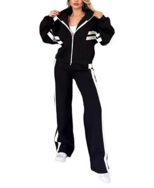 <h1 class="product_title entry-title">Casual Trousers Simple Zipper Coat For Women</h1> - Image 5