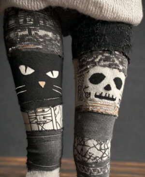 ⁦<h1 class="product_title entry-title">سروال يوجا رياضي مطبوع للنساء بتصميم ريترو</h1>⁩ - الصورة ⁦6⁩