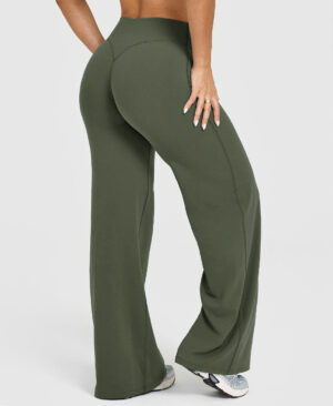 <h1 class="product_title entry-title">Women's Solid Color Casual Versatile Straight Leg Pants</h1> - Image 7