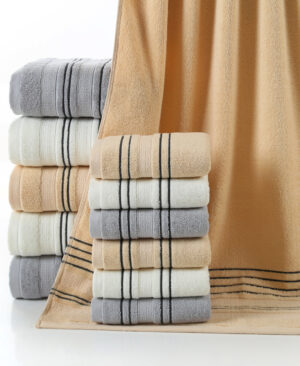 ⁦<h1 class="product_title entry-title">منشفة قطنية نقية منزلية منشفة استحمام</h1>⁩ - الصورة ⁦7⁩