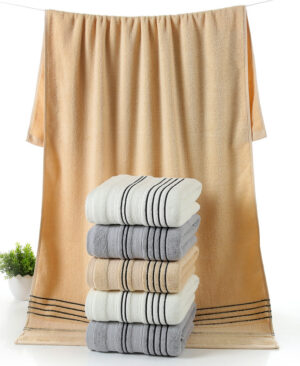 ⁦<h1 class="product_title entry-title">منشفة قطنية نقية منزلية منشفة استحمام</h1>⁩ - الصورة ⁦4⁩