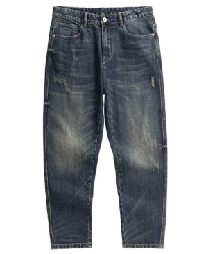 <h1 class="product_title entry-title">Retro Mens Loose-fit Plus-size Wide-leg Casual Denim Jeans</h1> - Image 6