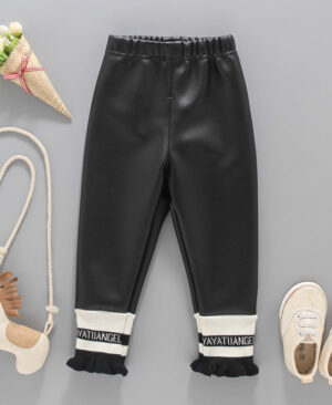 <h1 class="product_title entry-title">Girls' Warm Bottomed Leather Pants</h1> - Image 7