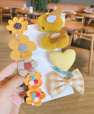 ⁦<h1 class="product_title entry-title">إكسسوارات شعر الأطفال دبابيس شعر بنات على شكل أرنب</h1>⁩ - الصورة ⁦3⁩