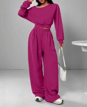 ⁦<h1 class="product_title entry-title">بدلة بنطلون كاجوال نسائية ضيقة بدون أكتاف بلون موحد</h1>⁩ - الصورة ⁦5⁩