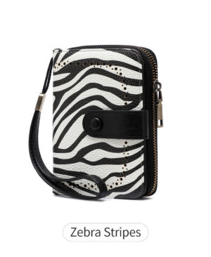 <h1 class="product_title entry-title">Leopard Print Multifunctional Zipper Retro Small Wallet</h1> - Image 3