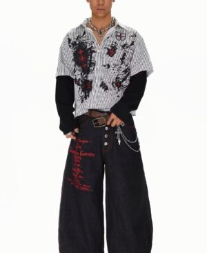 <h1 class="product_title entry-title">American-style High-street Machete Jeans For Men</h1> - Image 3