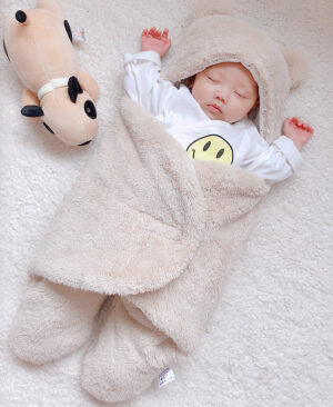 <h1 class="product_title entry-title">Baby Sleeping Bag Envelope for Newborn Baby Winter Swaddle Blanket</h1> - Image 6