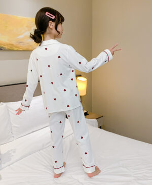 ⁦<h1 class="product_title entry-title">ملابس الأطفال بيجامة للبنات مجموعة ملابس منزلية لطيفة مطبوعة برسوم كرتونية بدلة من قطعتين</h1>⁩ - الصورة ⁦5⁩