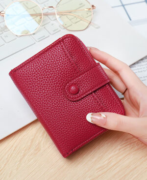 ⁦<h1 class="product_title entry-title">محفظة قصيرة للسيدات بنمط الليتشي</h1>⁩ - الصورة ⁦3⁩