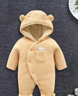 <h1 class="product_title entry-title">Baby clothes lamb winter cotton padded clothes baby newborn baby skin thickening climb Siamese clothes cotton</h1> - Image 3