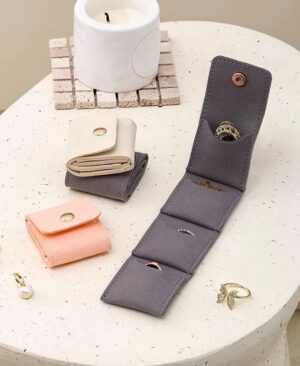 <h1 class="product_title entry-title">Simple And Convenient Grid Jewelry Mini Microfiber Ring Buggy Bag</h1> - Image 7