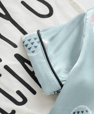 ⁦<h1 class="product_title entry-title">بيجامات صيفية من الحرير الصناعي للأطفال</h1>⁩ - الصورة ⁦7⁩