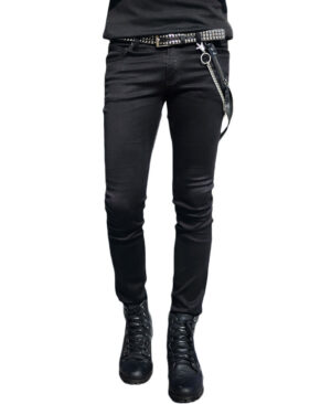 ⁦<h1 class="product_title entry-title">جينز ضيق أسود للرجال</h1>⁩ - الصورة ⁦3⁩