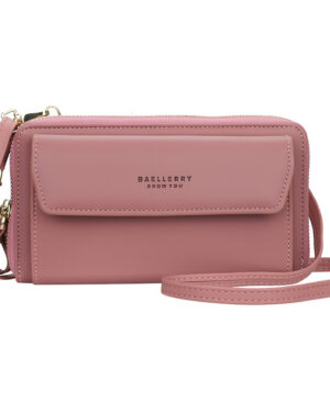 Ladies Long Wallet Double Zipper Large Capacity Diagonal Bag - Image 7