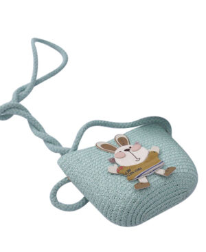 ⁦<h1 class="product_title entry-title">حقيبة زينة الأرنب اللطيف بقبعة قش من قطعتين</h1>⁩ - الصورة ⁦7⁩