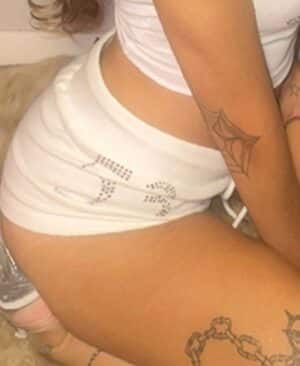 <h1 class="product_title entry-title">Tight-fitting Hot Pants With A Low Waist And Rhinestone Detailingperfect For Summer</h1> - Image 3