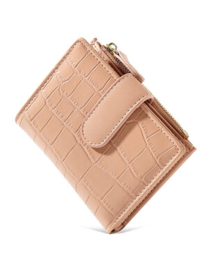 <h1 class="product_title entry-title">Simple Retro Solid Color Zipper Clasp Mini Short Wallet</h1> - Image 6