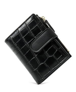 <h1 class="product_title entry-title">Simple Retro Solid Color Zipper Clasp Mini Short Wallet</h1> - Image 10