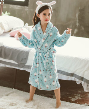 ⁦<h1 class="product_title entry-title">بيجامة أطفال من الفلانيل السميك للبنات - خدمة منزلية من شان</h1>⁩ - الصورة ⁦4⁩