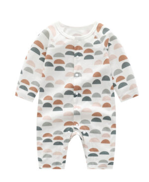 ⁦<h1 class="product_title entry-title">بدلة أطفال من ألياف البامبو الناعمة والخفيفة بطبعة زهور وحيوانات لطيفة ملابس حديثي الولادة للجنسين بأكمام طويلة</h1>⁩ - الصورة ⁦8⁩